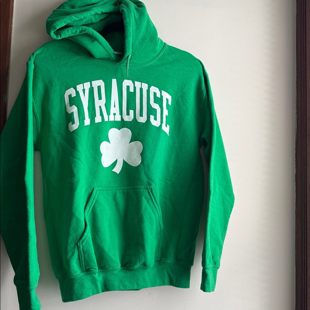 Gildan Green Syracuse Shamrock Hoodie